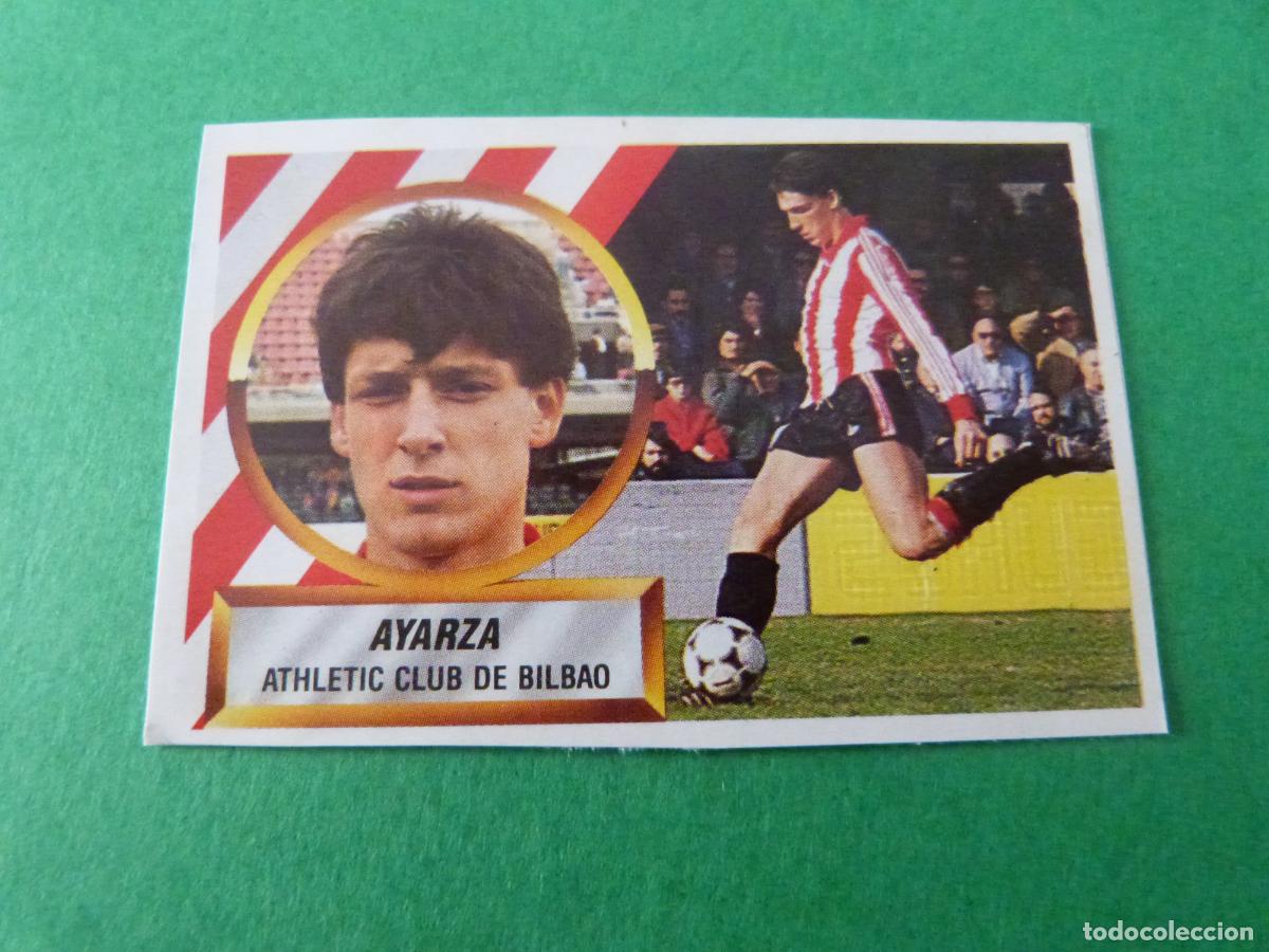 Cromos de F&uacute;tbol: CROMO FUTBOL AYARZA ATH. BILBAO RECORTADO N&ordm; 6 LIGA ESTE 1988-1989/88-89