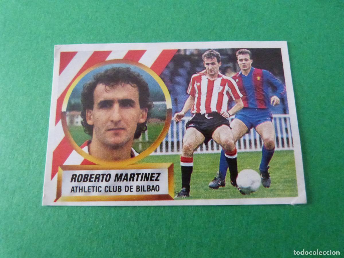 Cromos de F&uacute;tbol: CROMO FUTBOL ROBERTO MARTINEZ ATH. BILBAO RECORTADO N&ordm; 15 B LIGA ESTE 1988-1989/88-89