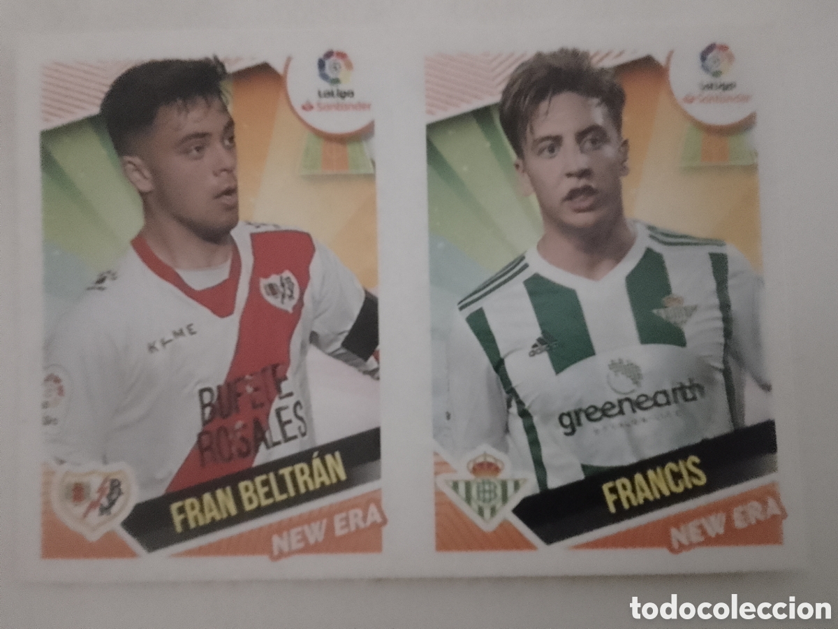 Cromos de F&uacute;tbol: Colecciones Este 2018-19 n&deg; 6 Fran Betran &bull; Rayo Vallecano / Framcis &bull; C&oacute;rdoba. NEW ERA.