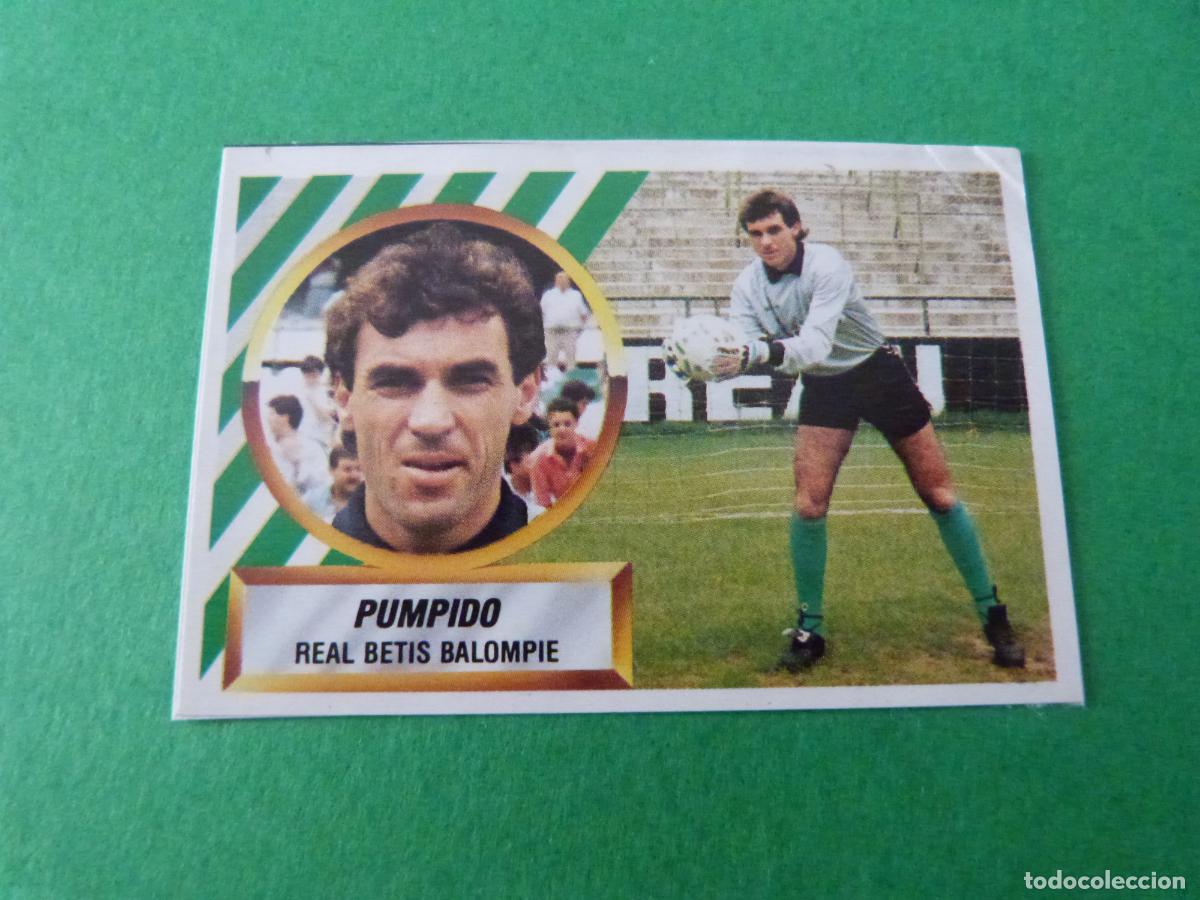 Cromos de F&uacute;tbol: CROMO FUTBOL PUMPIDO REAL BETIS BALOMPIE RECORTADO N&ordm; 1 LIGA ESTE 1988-1989/88-89
