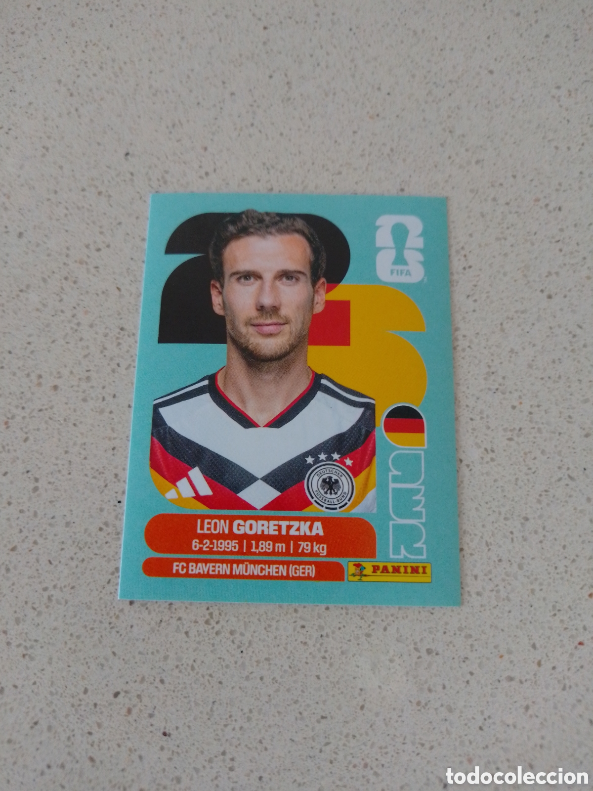 Cromos de F&uacute;tbol: CROMO NUMERO 14 GORETZKA ALEMANIA. MUNDIAL 2026. PANINI.