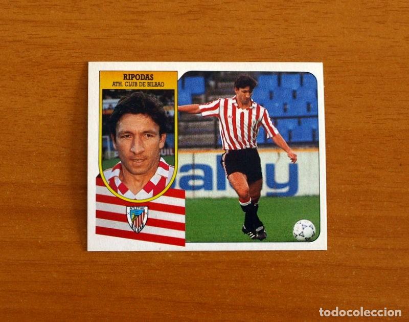 Cromos de F&uacute;tbol: Athletic de Bilbao - Ripodas - Ediciones Este Liga 1991-1992, 91-92 - Nunca pegado