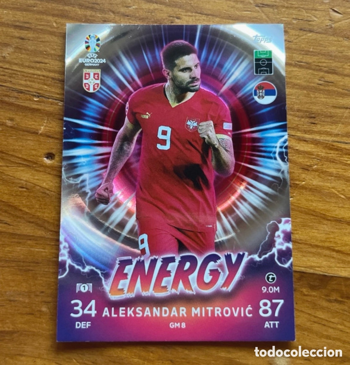 Cromos de F&uacute;tbol: Aleksandar Mitrovic Energy