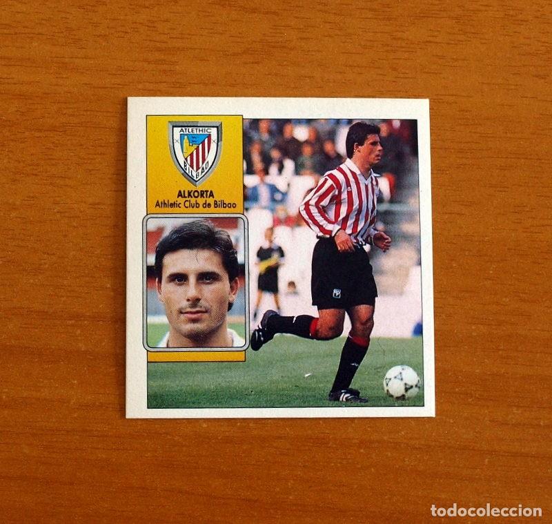 Cromos de F&uacute;tbol: Athletic de Bilbao - Alkorta - Ediciones Este Liga 1992-1993, 92-93 - Nunca pegado