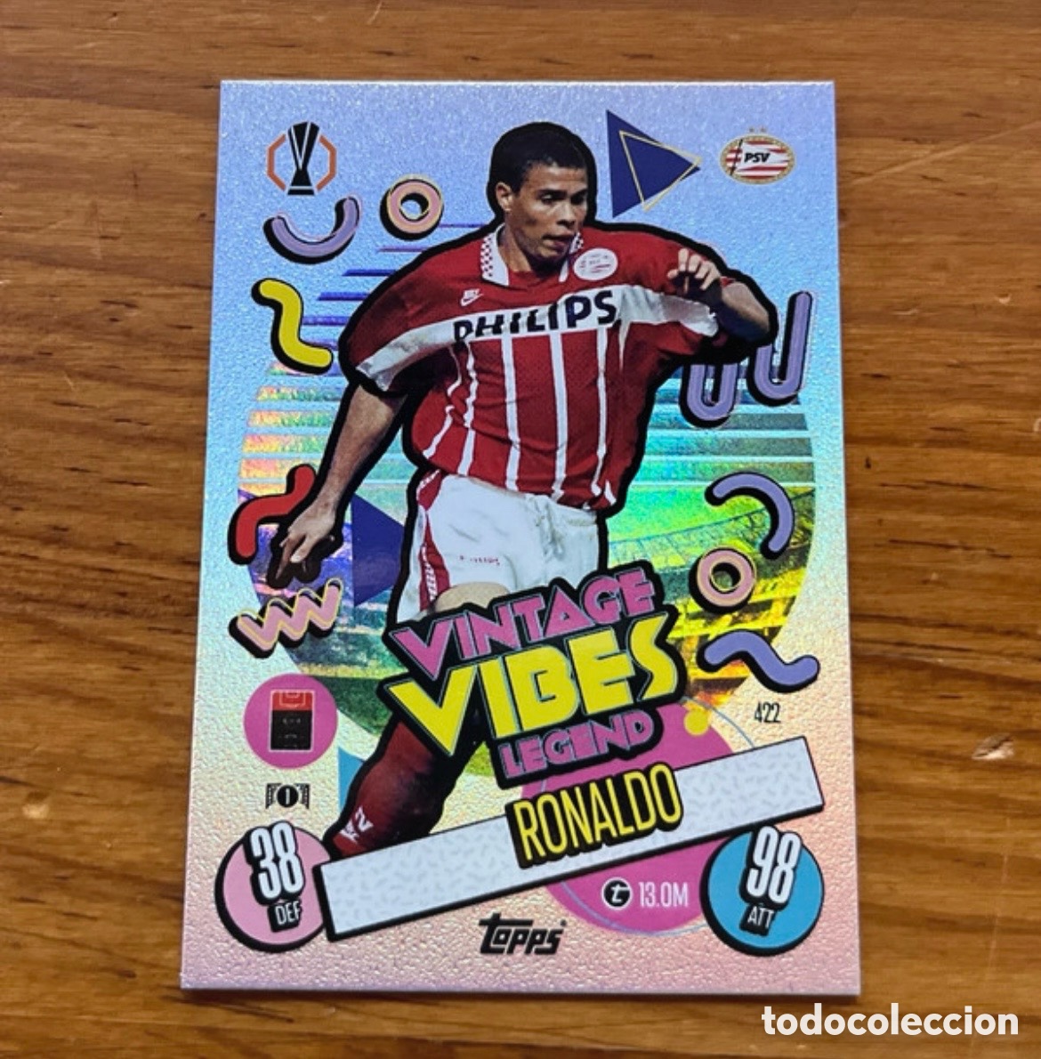Cromos de F&uacute;tbol: Ronaldo Nazario Vintage Vibes Legend