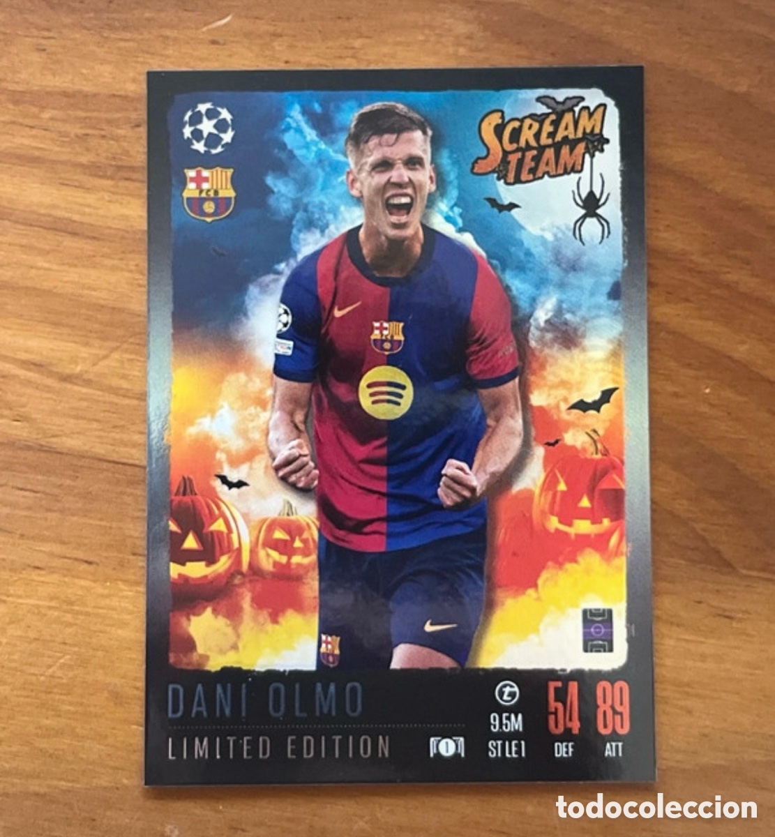 Cromos de F&uacute;tbol: Dani Olmo Scream Team Limited Edition