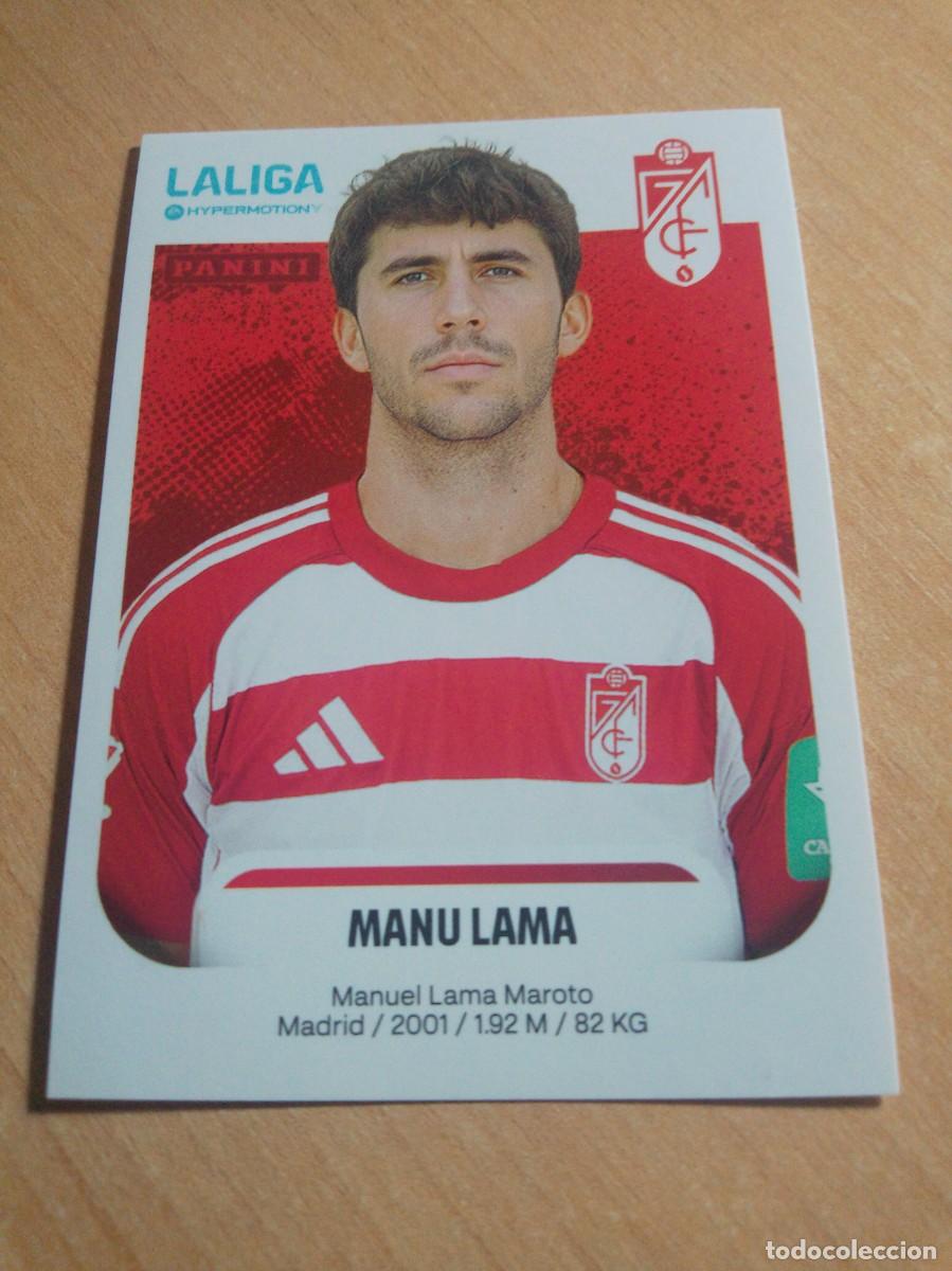 Figurine di Calcio: 217 MANU LAMA DEL GRANADA 2&ordf; DIVISION HYPERMOTION 25 26 PANINI 2025 2026 NUEVO