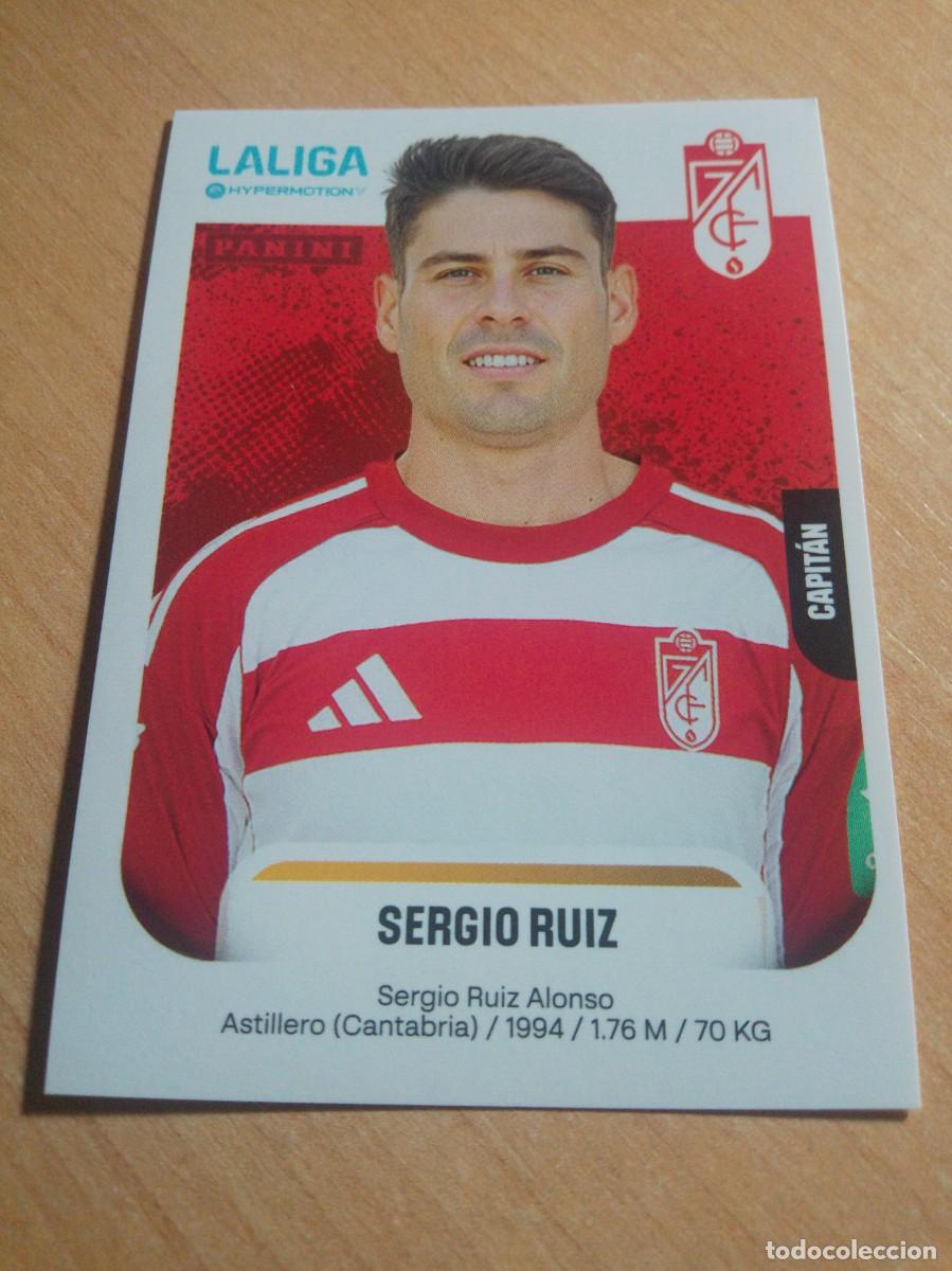 Cartes &agrave; collectionner de Football: 220 SERGIO RUIZ DEL GRANADA 2&ordf; DIVISION HYPERMOTION 25 26 PANINI 2025 2026 NUEVO