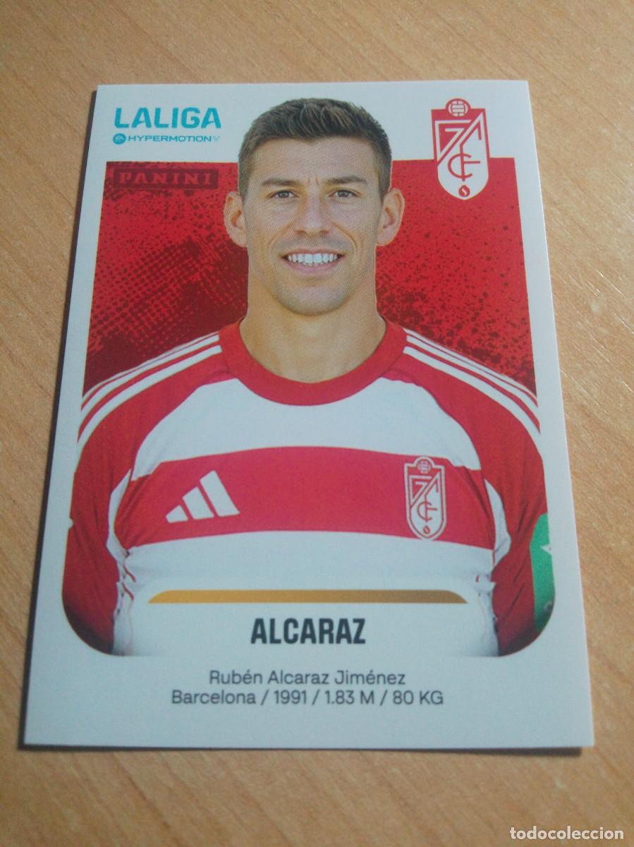 Cromos de f&uacute;tbol: 222 ALCARAZ DEL GRANADA 2&ordf; DIVISION HYPERMOTION 25 26 PANINI 2025 2026 NUEVO