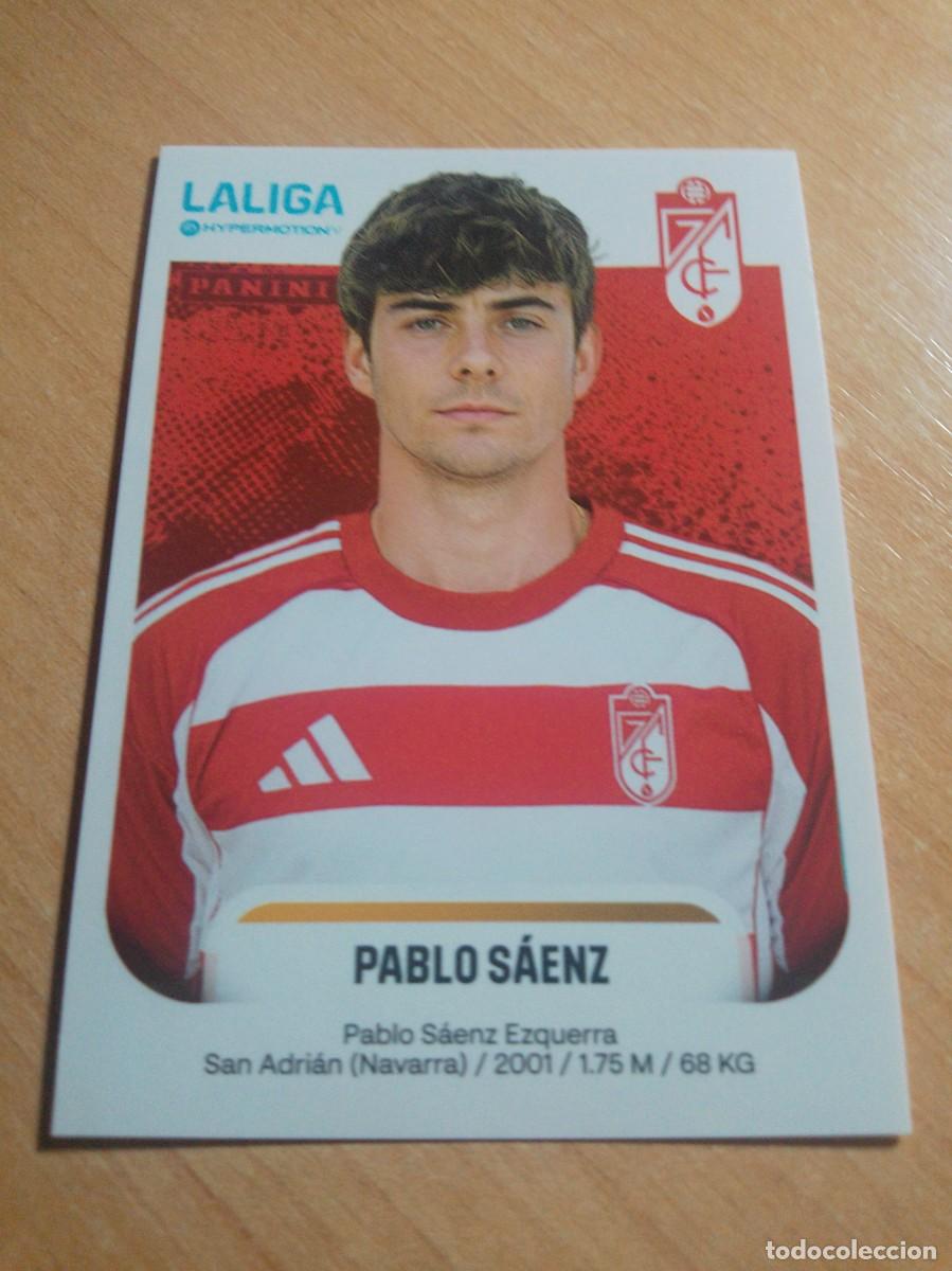 Football Stickers: 225 PABLO SAENZ DEL GRANADA 2&ordf; DIVISION HYPERMOTION 25 26 PANINI 2025 2026 NUEVO