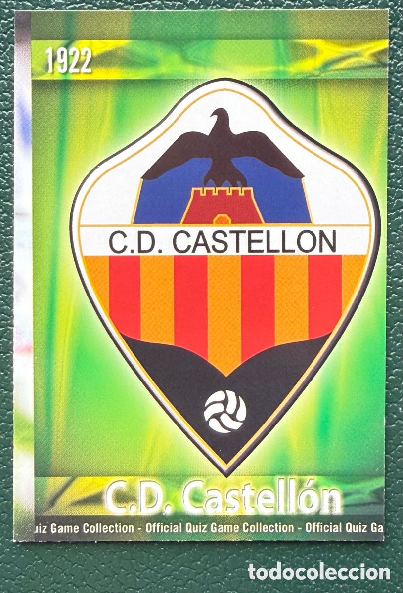 Cromos de f&uacute;tbol: 838 ESCUDO CD CASTELLON MATE FICHAS ALBUM MUNDICROMO 2009 2010 09 10