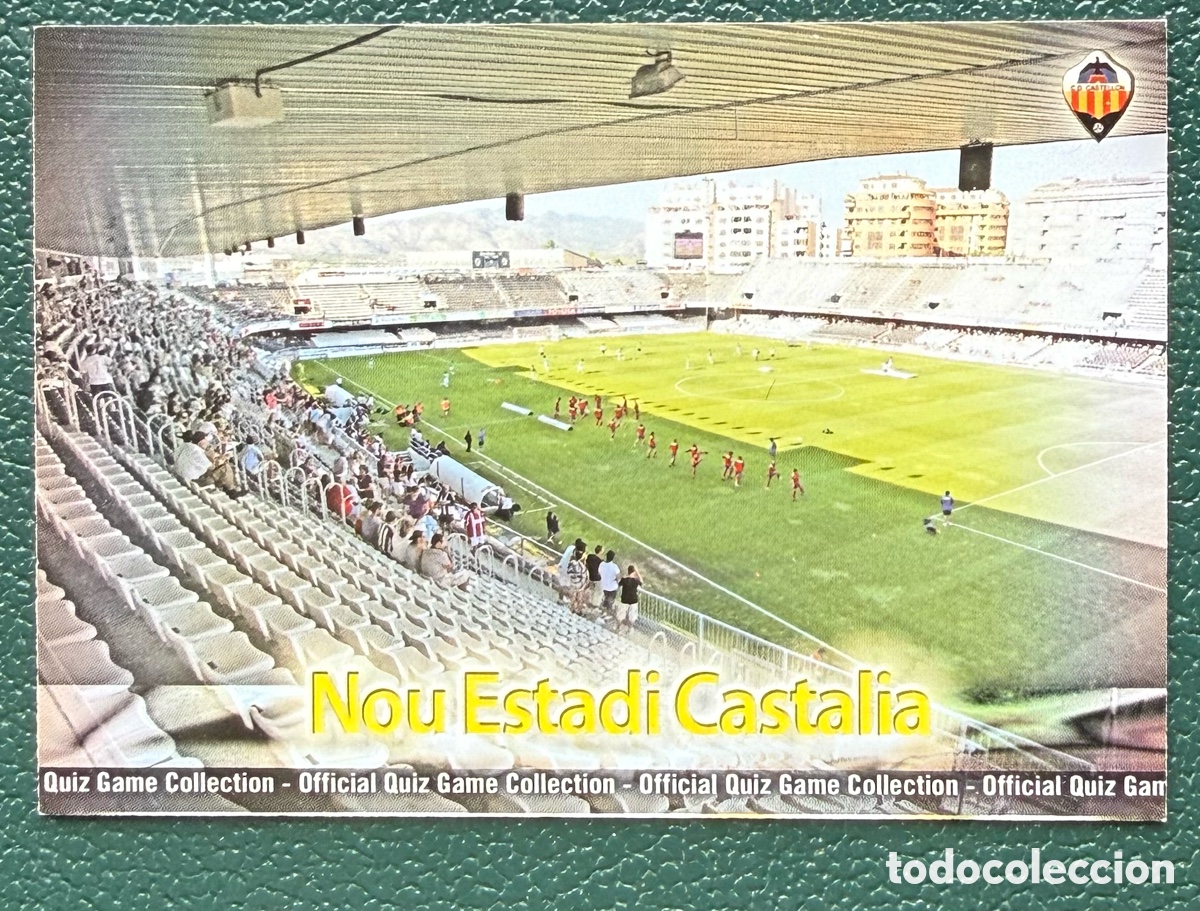 Cromos de f&uacute;tbol: 839 ESTADIO NOU ESTADI CASTALIA MATE CD CASTELLON FICHAS ALBUM MUNDICROMO 2009 2010 09 10
