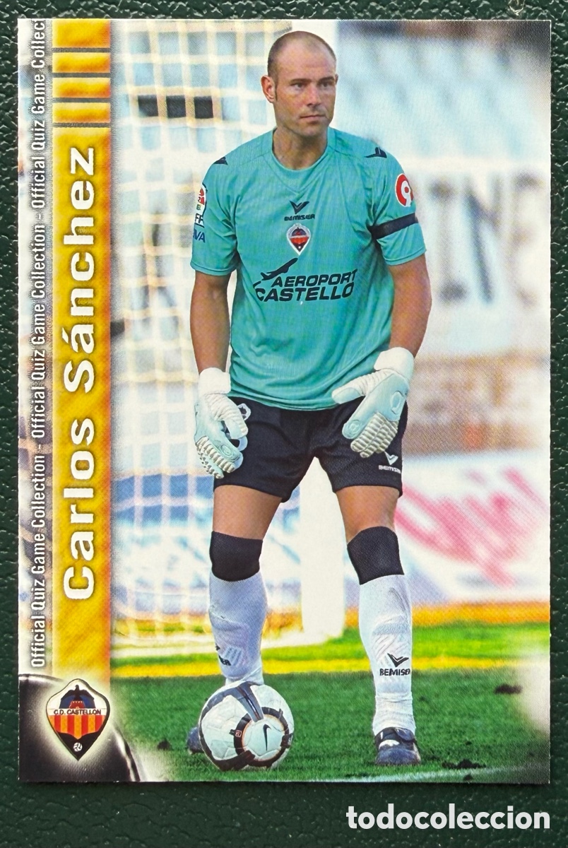 Cromos de f&uacute;tbol: 841 CARLOS SANCHEZ CD CASTELLON FICHAS ALBUM MUNDICROMO 2009 2010 09 10