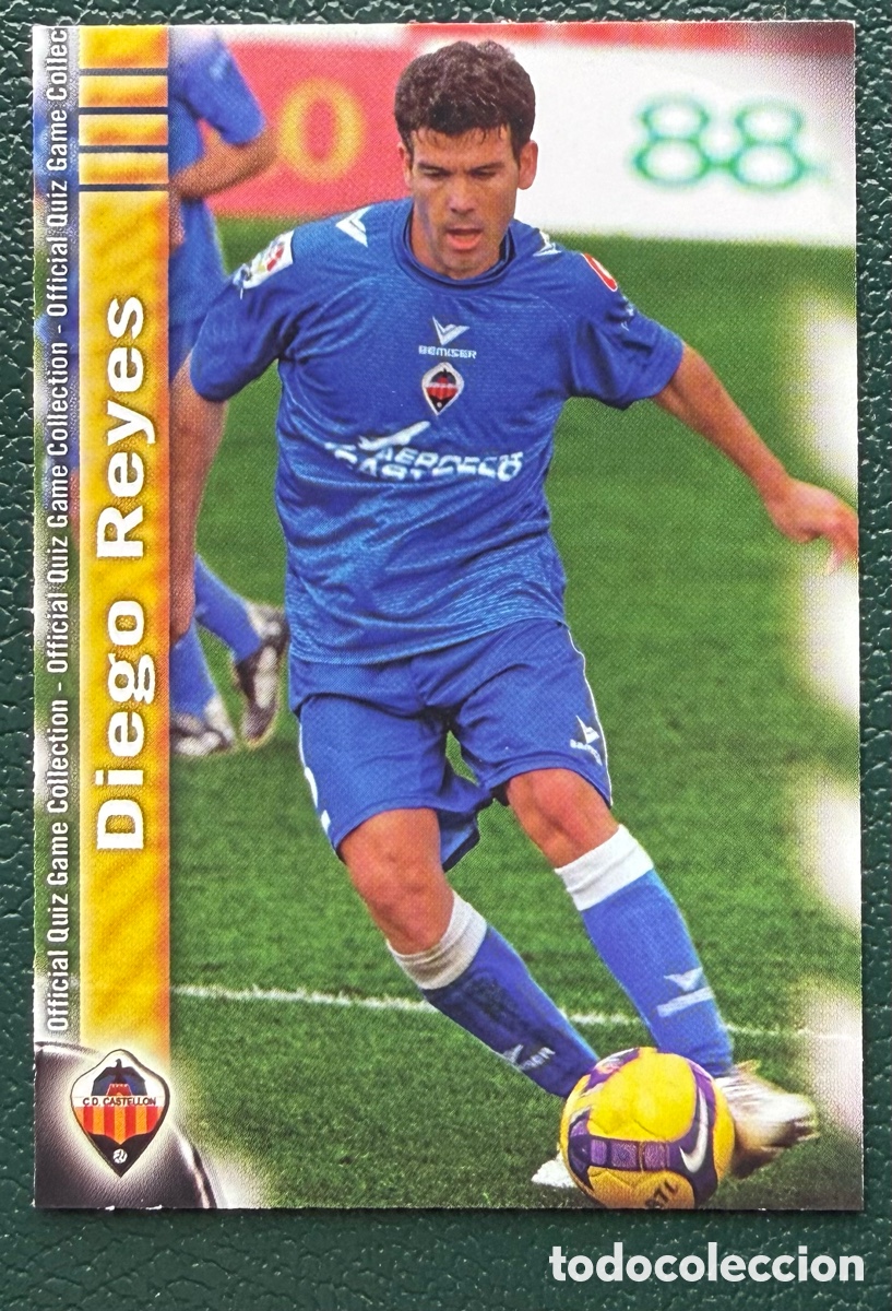 Cromos de f&uacute;tbol: 843 DIEGO REYES CD CASTELLON FICHAS ALBUM MUNDICROMO 2009 2010 09 10