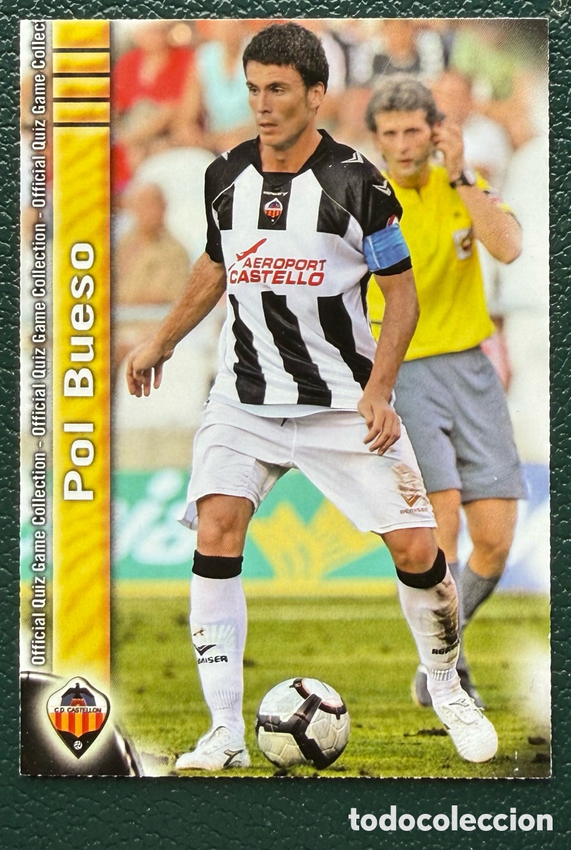 Cromos de f&uacute;tbol: 845 POL BUESO CD CASTELLON FICHAS ALBUM MUNDICROMO 2009 2010 09 10