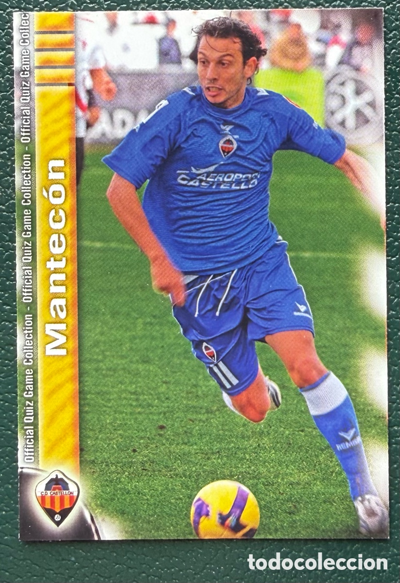 Cromos de f&uacute;tbol: 849 MANTECON CD CASTELLON FICHAS ALBUM MUNDICROMO 2009 2010 09 10