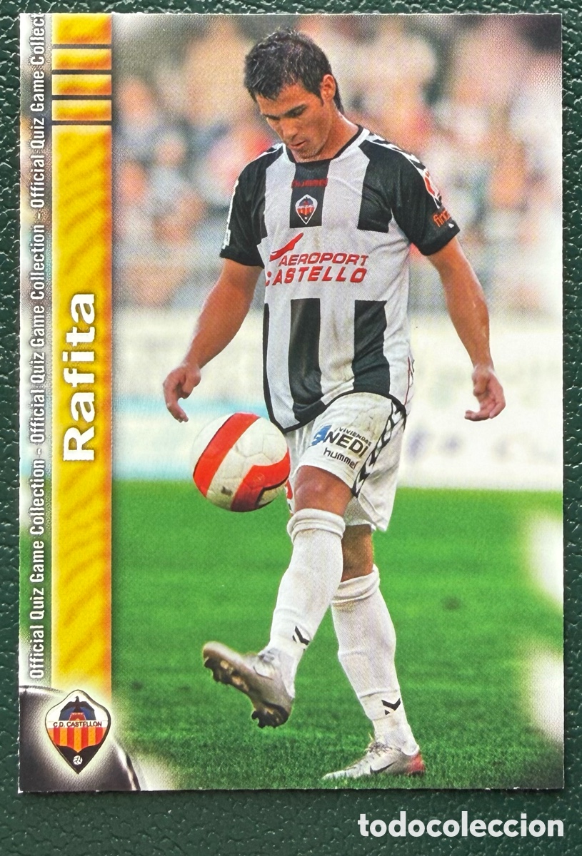 Cromos de f&uacute;tbol: 853 RAFITA CD CASTELLON FICHAS ALBUM MUNDICROMO 2009 2010 09 10