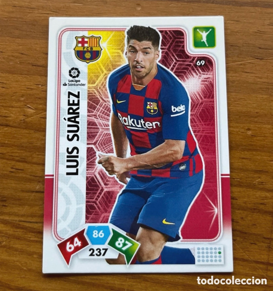 Cromos de F&uacute;tbol: Luis Su&aacute;rez 2019/2020