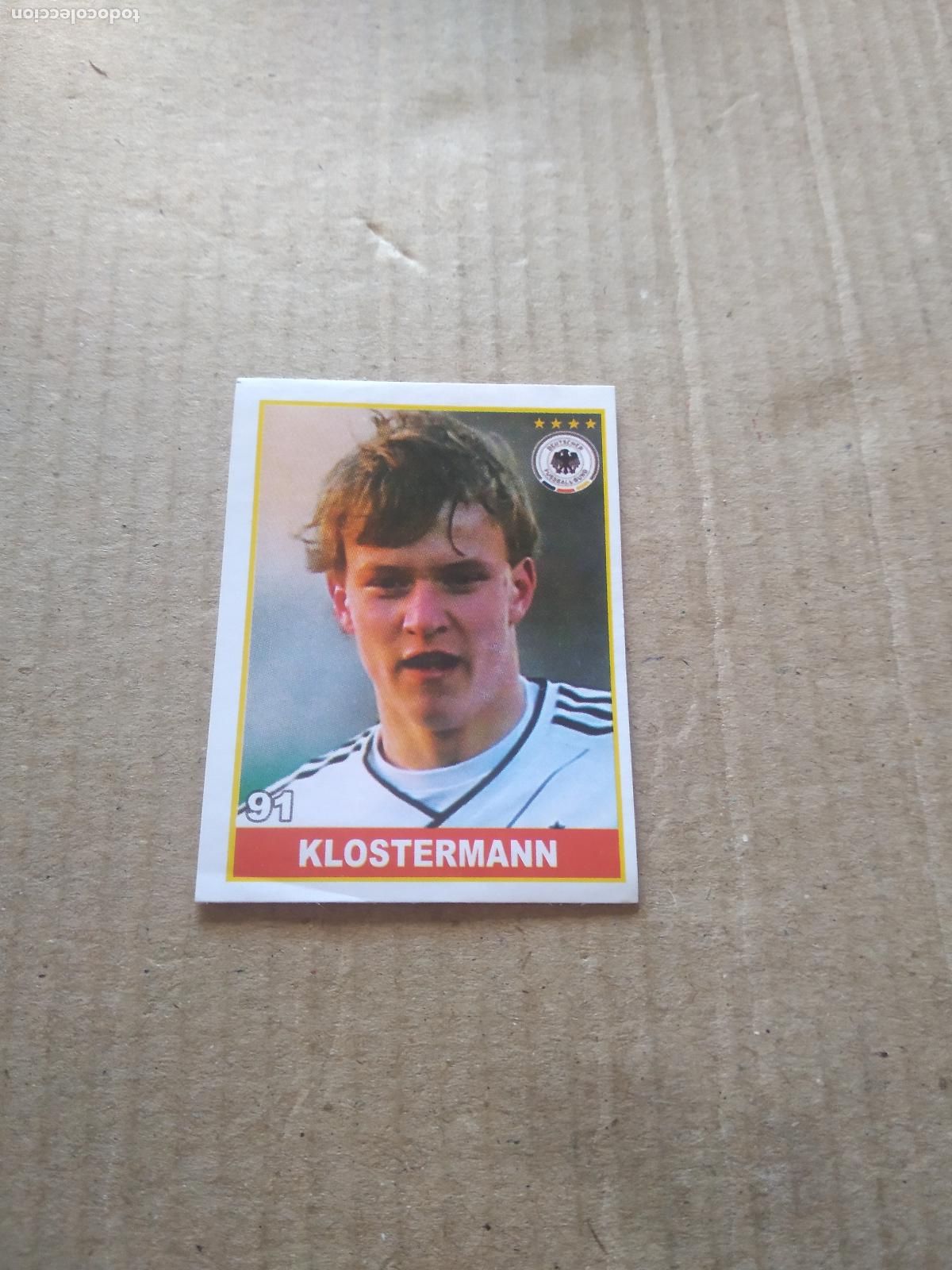 Cromos de F&uacute;tbol: 91 KLOSTERMANN ALEMANIA CROMO FUTBOL MUNDIAL 2022 WORLD CUP COPA DEL MUNDO EDITADO EN BRASIL