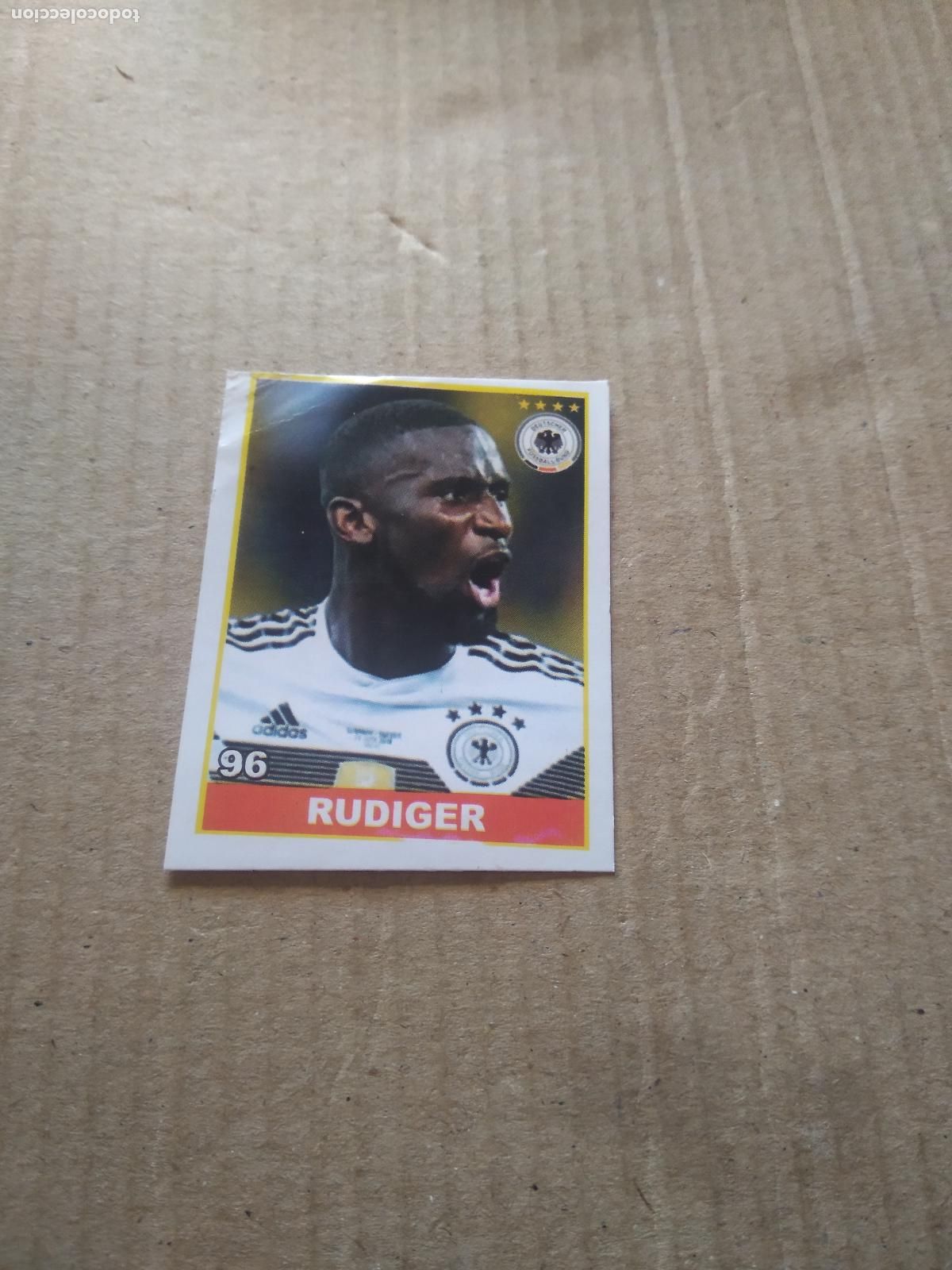 Cromos de F&uacute;tbol: 96 RUDIGER ALEMANIA CROMO FUTBOL MUNDIAL 2022 WORLD CUP COPA DEL MUNDO EDITADO EN BRASIL