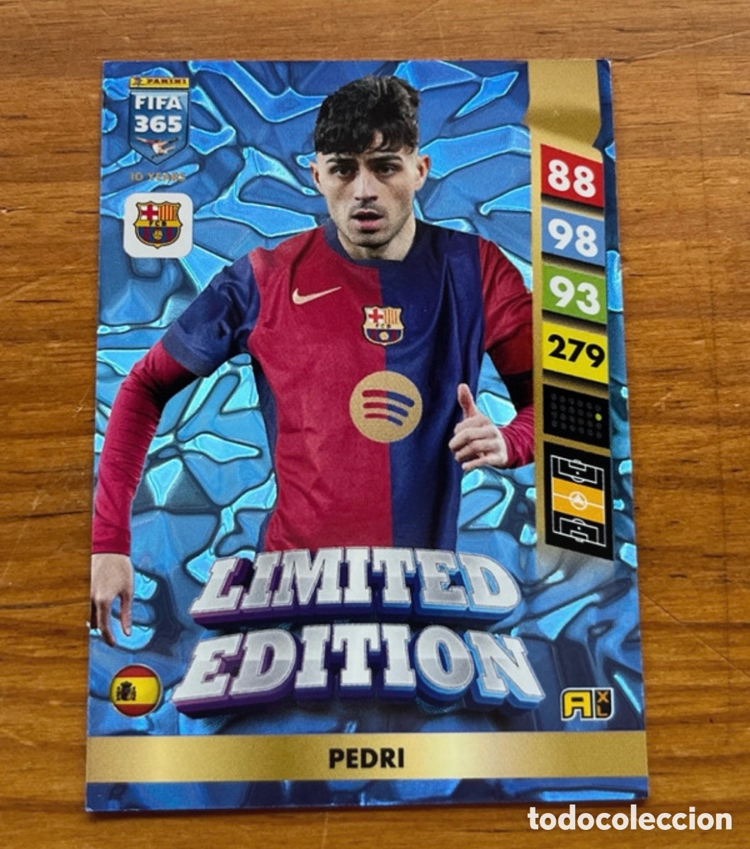 Cromos de F&uacute;tbol: Pedri Limited Edition