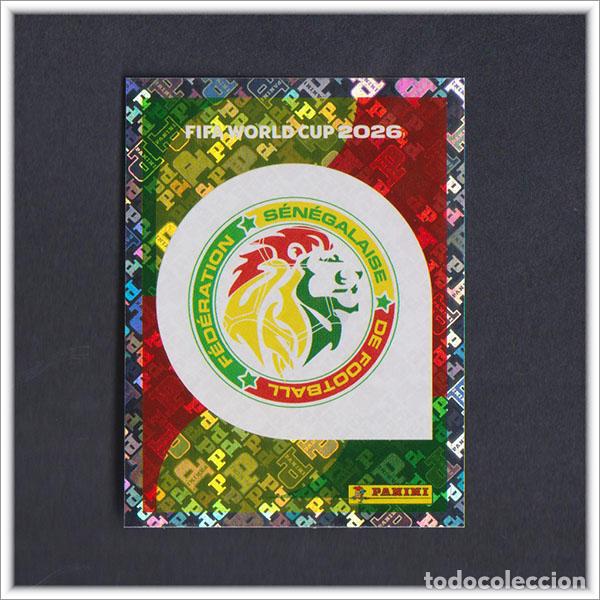 Cromos de F&uacute;tbol: FIFA WORLD CUP 2026 26 MUNDIAL PANINI ESCUDO SEN 1 SENEGAL COLECCI&Oacute;N ALBUM LIGA STICKER