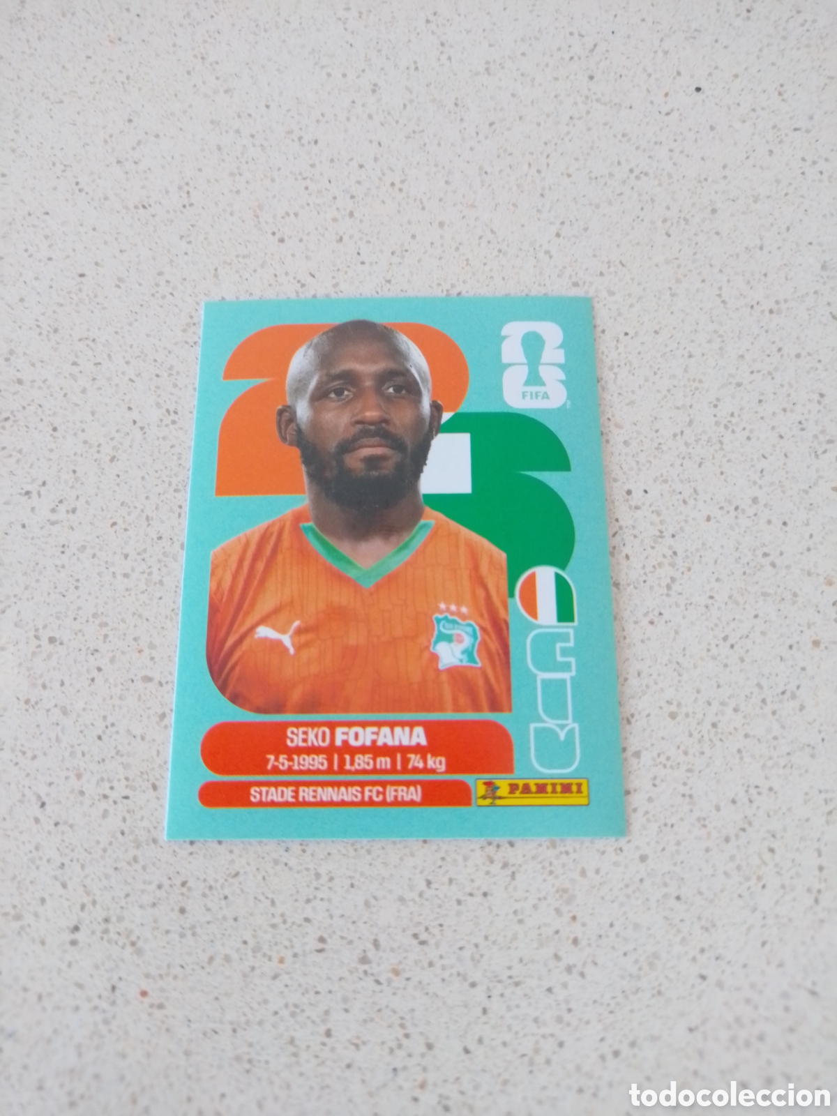 Cromos de F&uacute;tbol: CROMO NUMERO 11 FOFANA COSTA DE MARFIL. MUNDIAL 2026. PANINI.