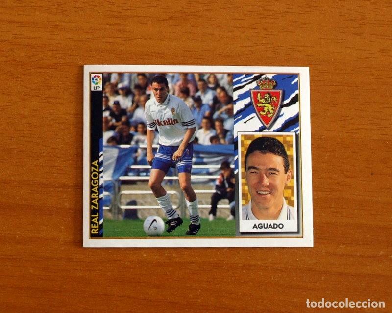 Cromos de F&uacute;tbol: Real Zaragoza - Aguado - Ediciones Este Liga 1997-1998, 97-98 - Nunca pegado