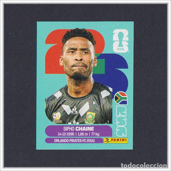 Cromos de F&uacute;tbol: FIFA WORLD CUP 2026 26 MUNDIAL PANINI SIPHO CHAINE RSA 3 SUDAFRICA COLECCI&Oacute;N ALBUM LIGA STICKER