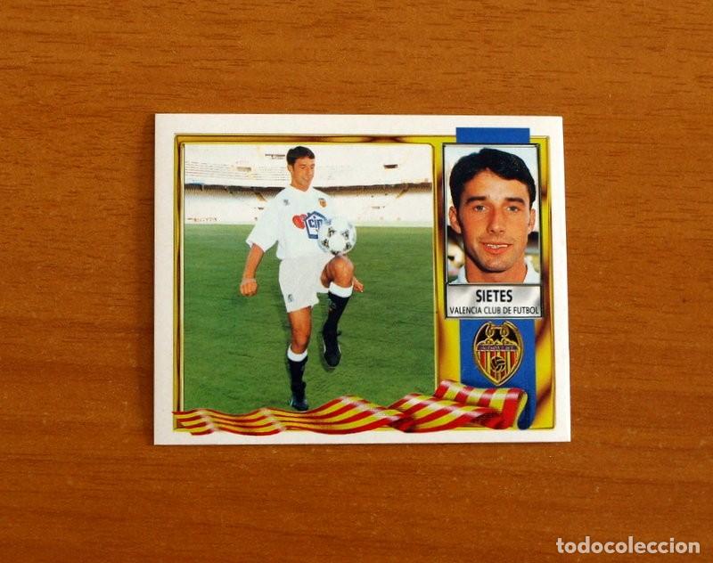 Cromos de F&uacute;tbol: Valencia - Sietes - Ediciones Este Liga 1995-1996, 95-96 - Nunca pegado