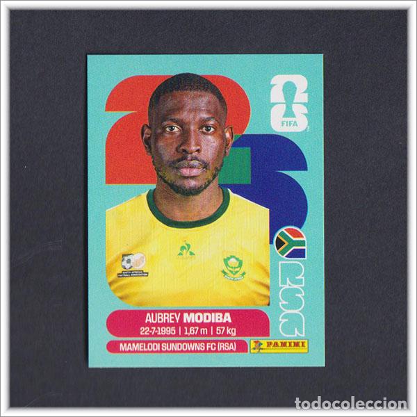 Cromos de F&uacute;tbol: FIFA WORLD CUP 2026 26 MUNDIAL PANINI AUBREY MODIBA RSA 4 SUDAFRICA COLECCI&Oacute;N ALBUM LIGA STICKER