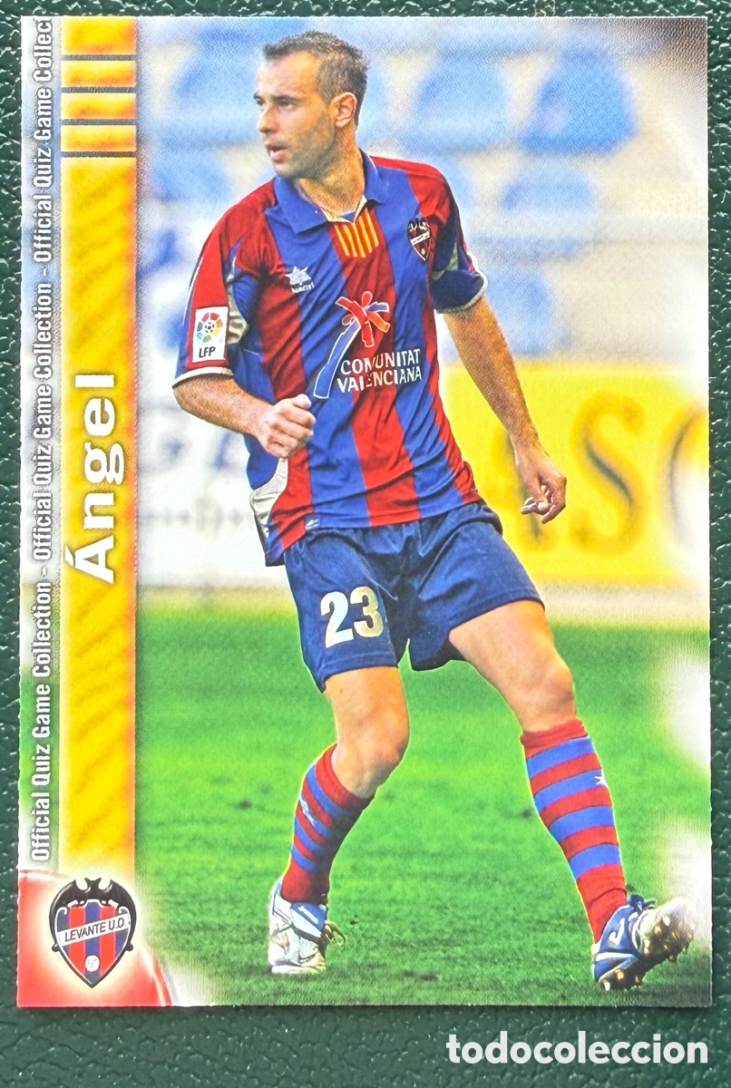 Cromos de f&uacute;tbol: 864 ANGEL LEVANTE UD FICHAS ALBUM MUNDICROMO 2009 2010 09 10