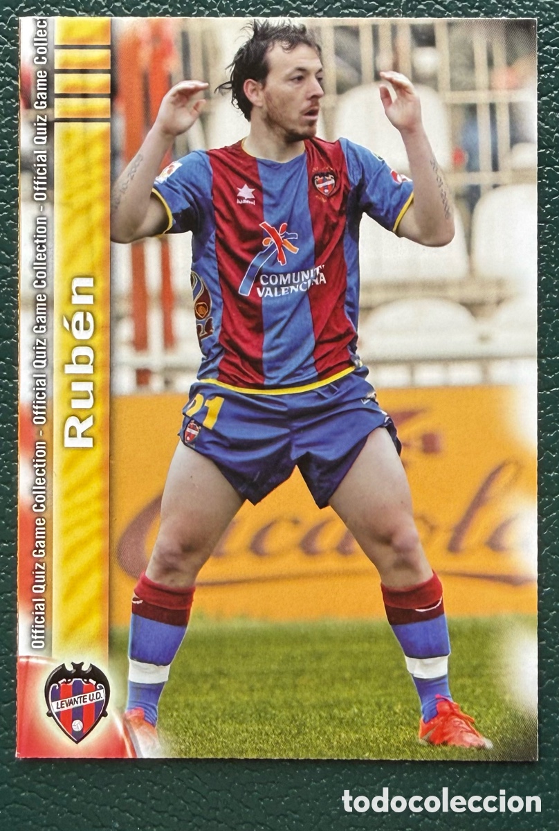 Cromos de f&uacute;tbol: 867 RUBEN LEVANTE UD FICHAS ALBUM MUNDICROMO 2009 2010 09 10