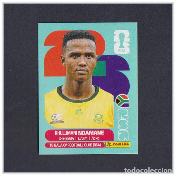 Cromos de F&uacute;tbol: FIFA WORLD CUP 2026 26 MUNDIAL PANINI NDAMANE RSA 7 SUDAFRICA COLECCI&Oacute;N ALBUM LIGA STICKER
