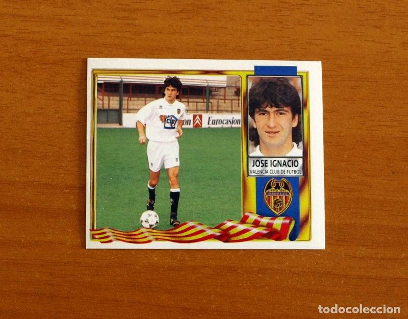 Cromos de F&uacute;tbol: Valencia - Jos&eacute; Ignacio - Ediciones Este Liga 1995-1996, 95-96 - Nunca pegado
