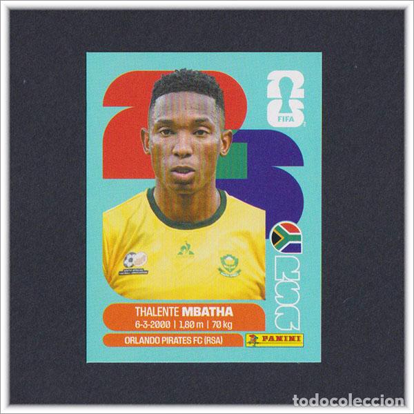 Cartes &agrave; collectionner de Football: FIFA WORLD CUP 2026 26 MUNDIAL PANINI MBATHA RSA 12 SUDAFRICA COLECCI&Oacute;N ALBUM LIGA STICKER