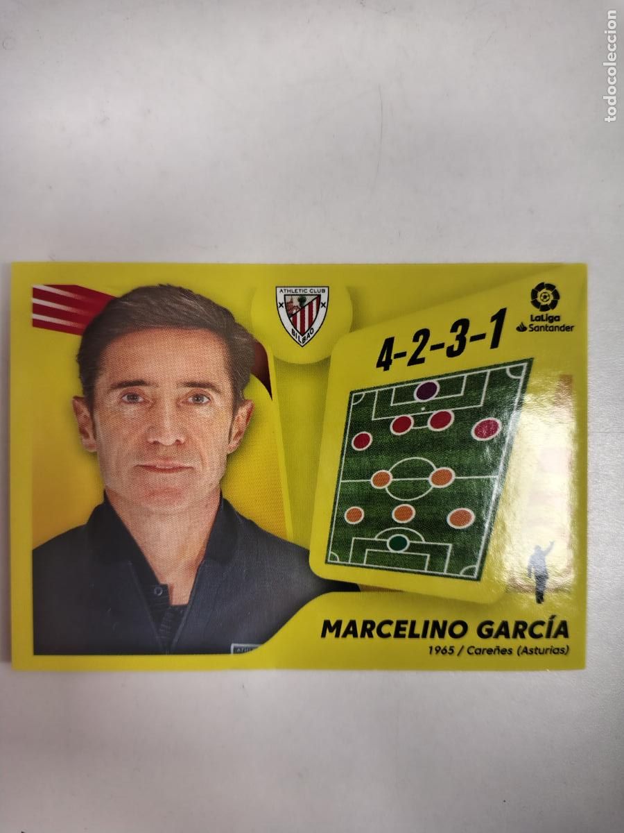 Figurine di Calcio: Liga Este 2021-22 Athletic Bilbao N2 Marcelino