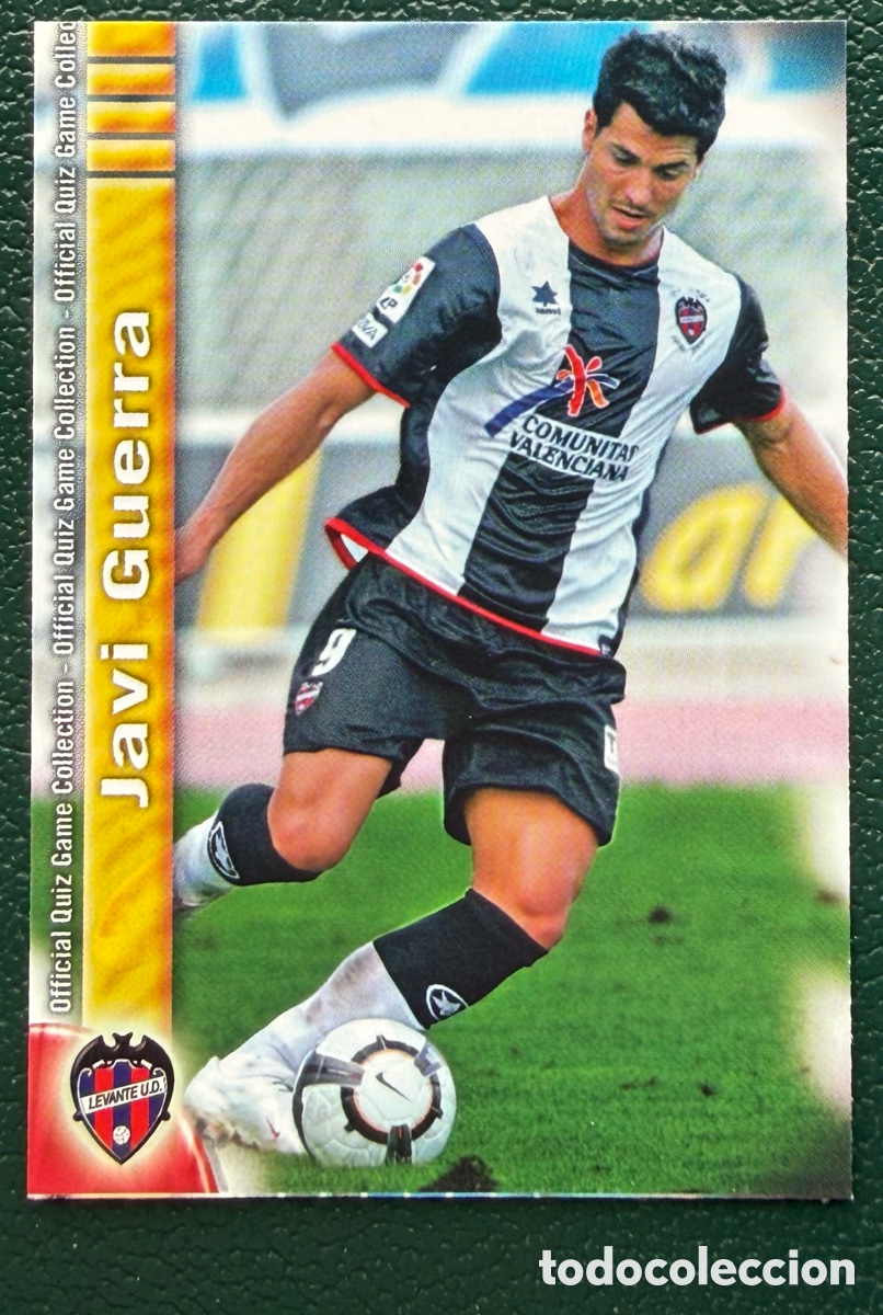 Cromos de f&uacute;tbol: 875 JAVI GUERRA LEVANTE UD FICHAS ALBUM MUNDICROMO 2009 2010 09 10
