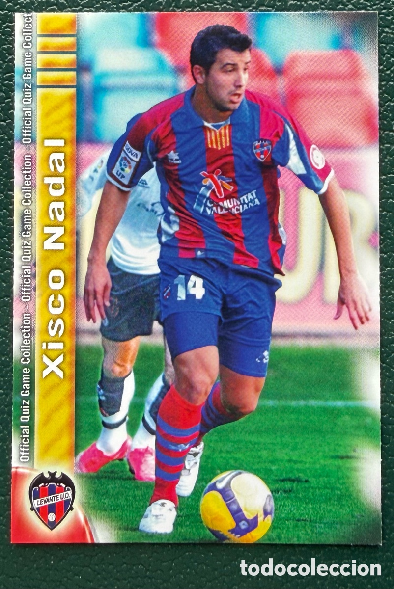 Cromos de f&uacute;tbol: 876 XISCO NADAL LEVANTE UD FICHAS ALBUM MUNDICROMO 2009 2010 09 10