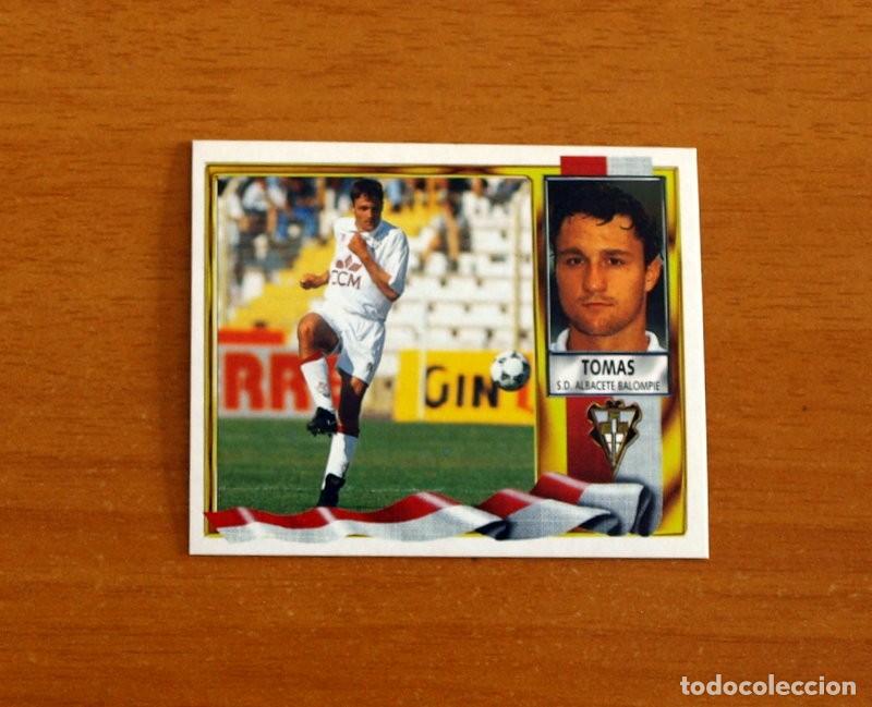 Cromos de F&uacute;tbol: Albacete - Tom&aacute;s - Ediciones Este Liga 1995-1996, 95-96 - Nunca pegado