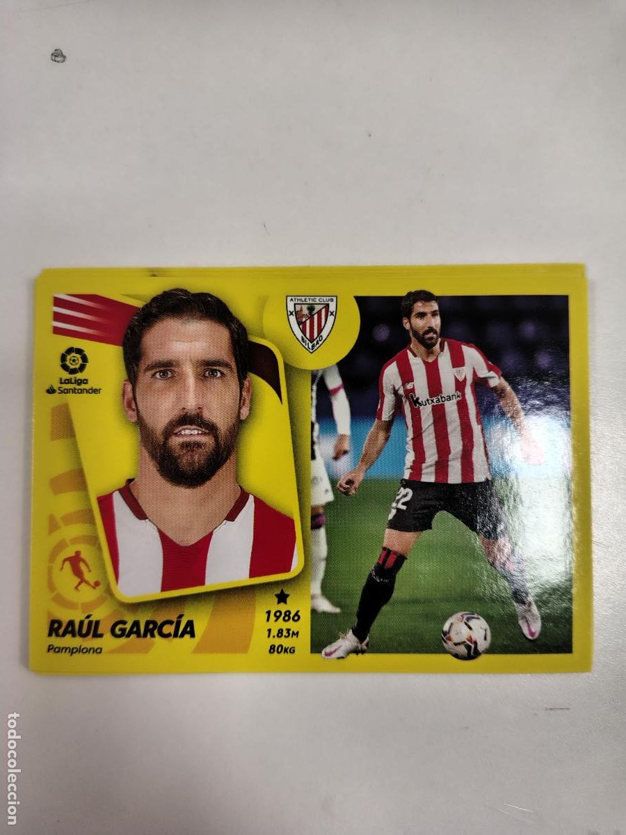 Cromos de F&uacute;tbol: Liga Este 2021-22 Athletic Bilbao N16 Raul Garcia
