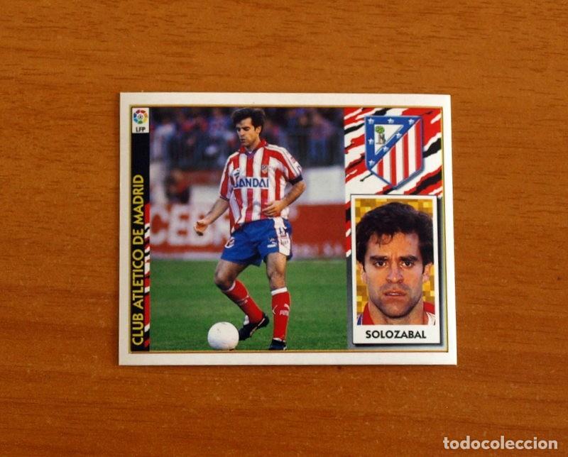 Football Stickers: Atletico de Madrid - Solozabal - BAJA - Ediciones Este Liga 1997-1998, 97-98 - Nunca Pegado