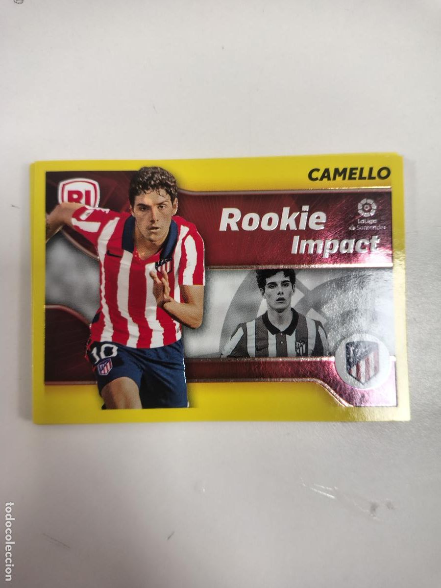 Football Stickers: Liga Este 2021-22 Atletico Madrid 4 Camello Rookie Impact