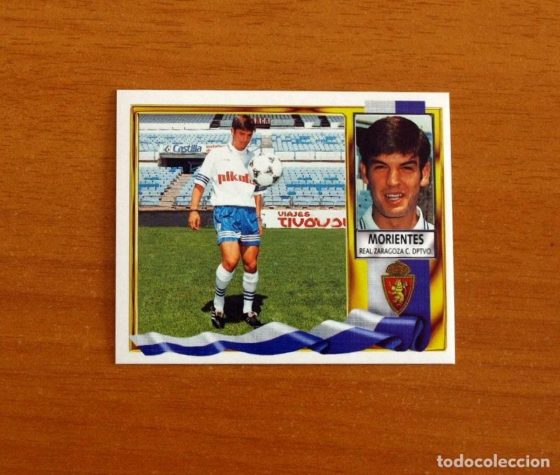 Football Stickers: Real Zaragoza - Morientes - Ediciones Este Liga 1995-1996, 95-96 - Nunca pegado