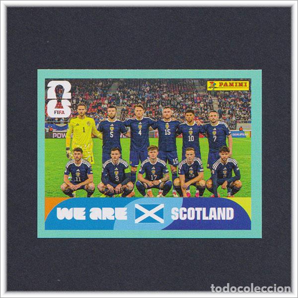 Cromos de Futebol: FIFA WORLD CUP 2026 26 MUNDIAL PANINI EQUIPO ALINEACI&Oacute;N SCO 13 ESCOCIA COLECCI&Oacute;N ALBUM LIGA STICKER