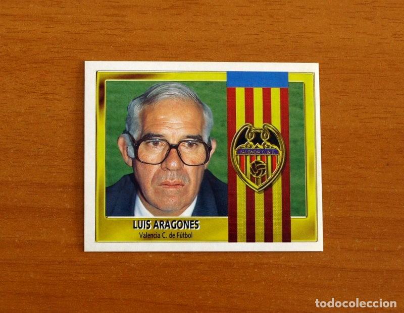 Football Stickers: Valencia - Luis Aragon&eacute;s Entrenador - Ediciones Este Liga 1995-1996, 95-96 - Nunca Pegado