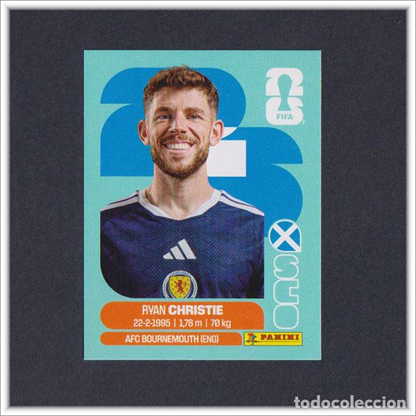 Football Stickers: FIFA WORLD CUP 2026 26 MUNDIAL PANINI RYAN CHRISTIE SCO 15 ESCOCIA COLECCI&Oacute;N ALBUM LIGA STICKER