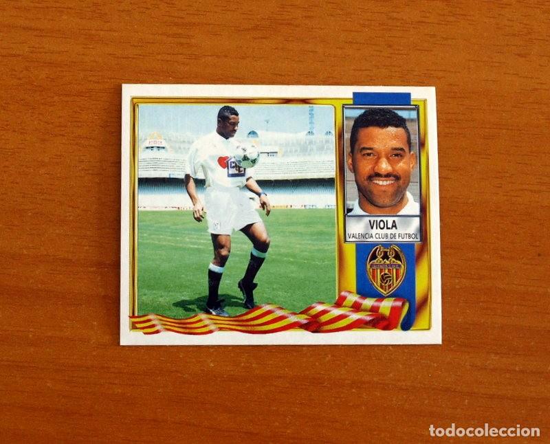 Fu&szlig;ball-Sticker: Valencia - Viola - Ediciones Este Liga 1995-1996, 95-96 - Nunca pegado