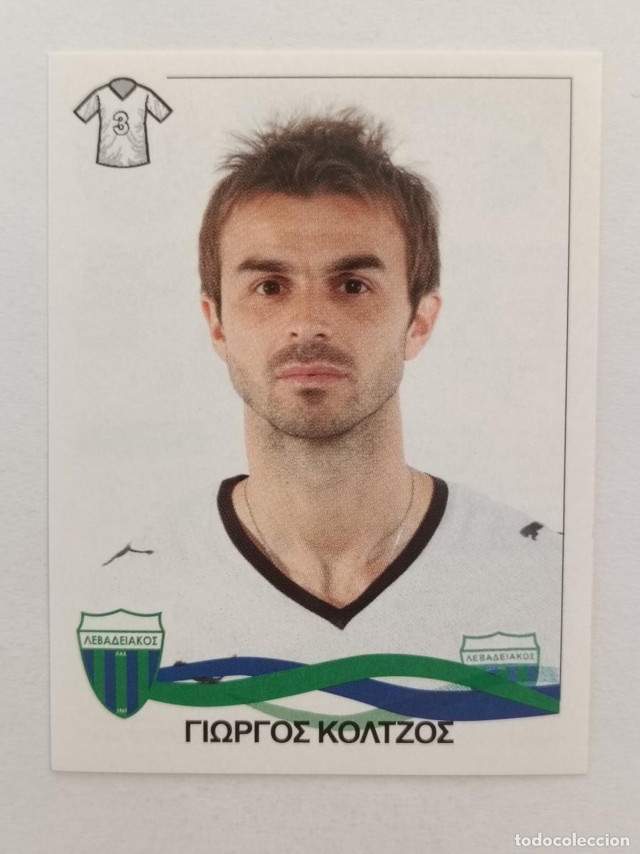 Football Stickers: #154 GIORGOS KOLTZOS (LEVADIAKOS) SUPERLIGA GRECIA 09/10 PANINI