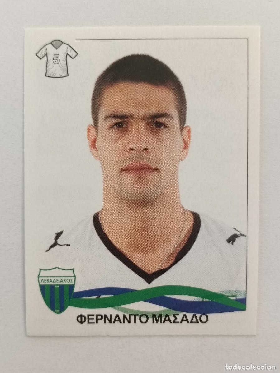 Football Stickers: #156 FERNANDO MACHADO (LEVADIAKOS) SUPERLIGA GRECIA 09/10 PANINI